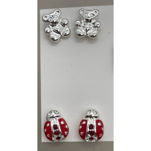 NEW 5 Pair of MIXIT Hypoallergenic Sensitive Ears Pierced Earrings - Picture 3 of 3